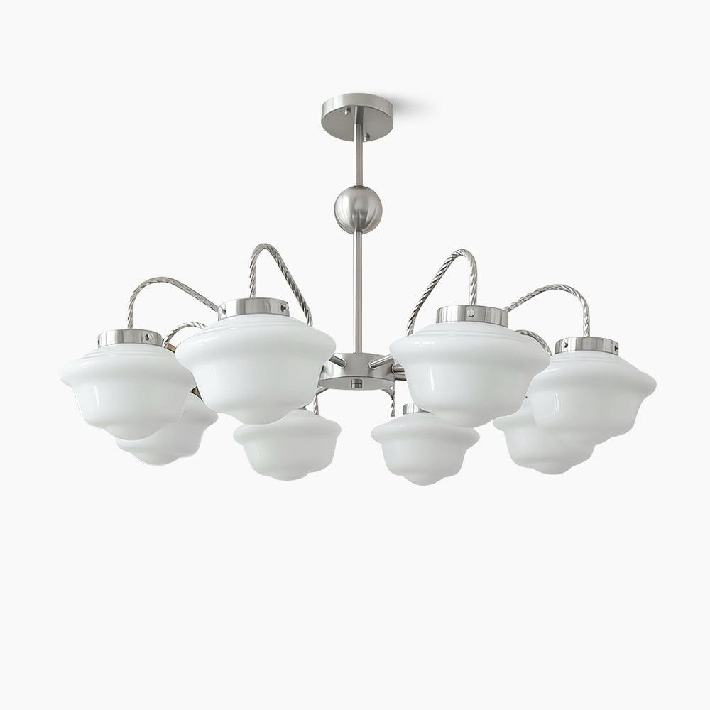 Aurelia Modern Glass Chandelier for Dining Room and Living Room