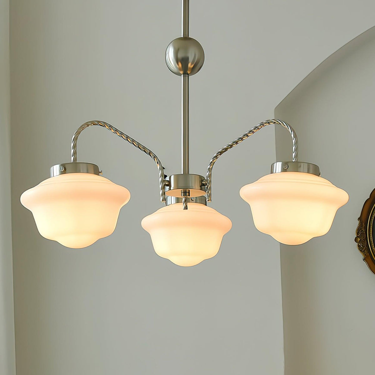 Aurelia Modern Glass Chandelier for Dining Room and Living Room