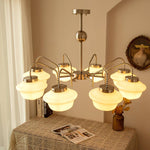 Aurelia Modern Glass Chandelier for Dining Room and Living Room