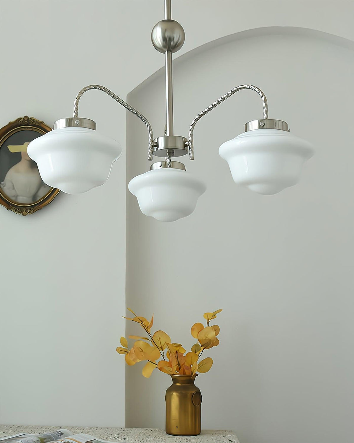 Aurelia Modern Glass Chandelier for Dining Room and Living Room