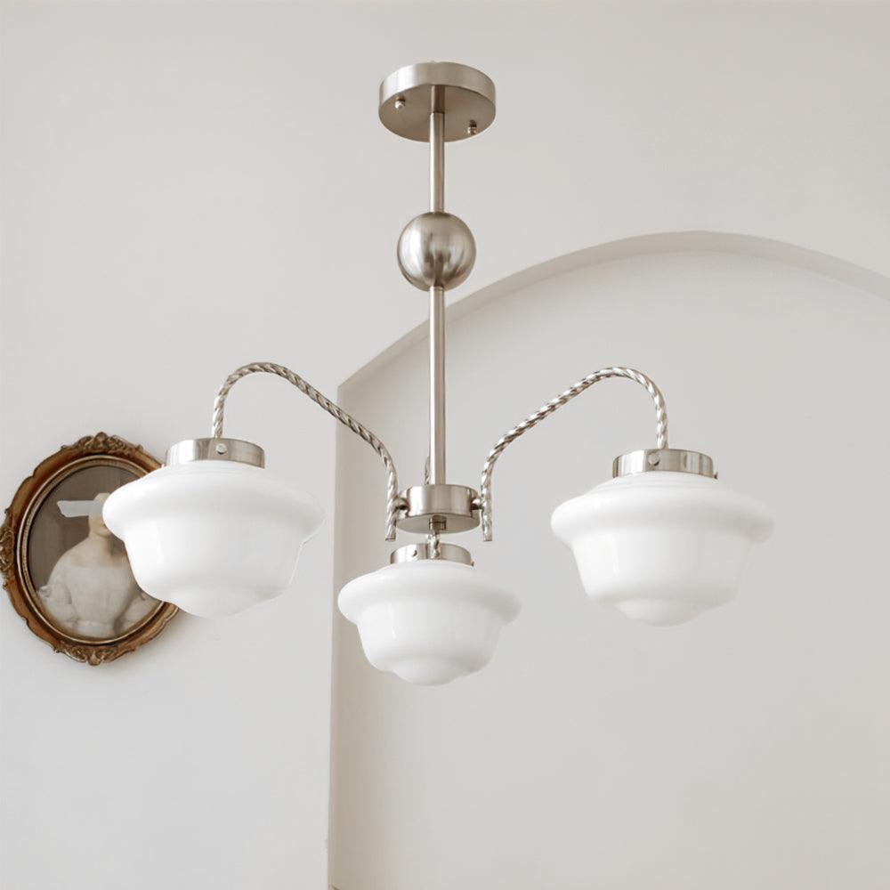 Aurelia Modern Glass Chandelier for Dining Room and Living Room