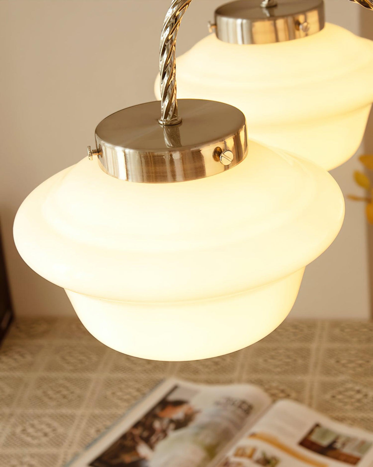 Aurelia Modern Glass Chandelier for Dining Room and Living Room