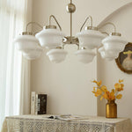 Aurelia Modern Glass Chandelier for Dining Room and Living Room