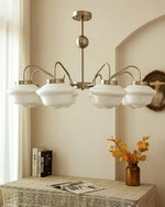 Aurelia Modern Glass Chandelier for Dining Room and Living Room