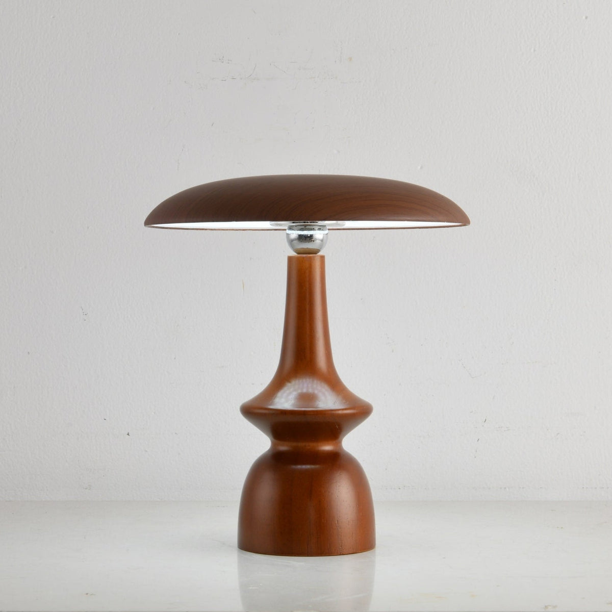 Mireli Sculptural Wooden Table Lamp with Integrated LED