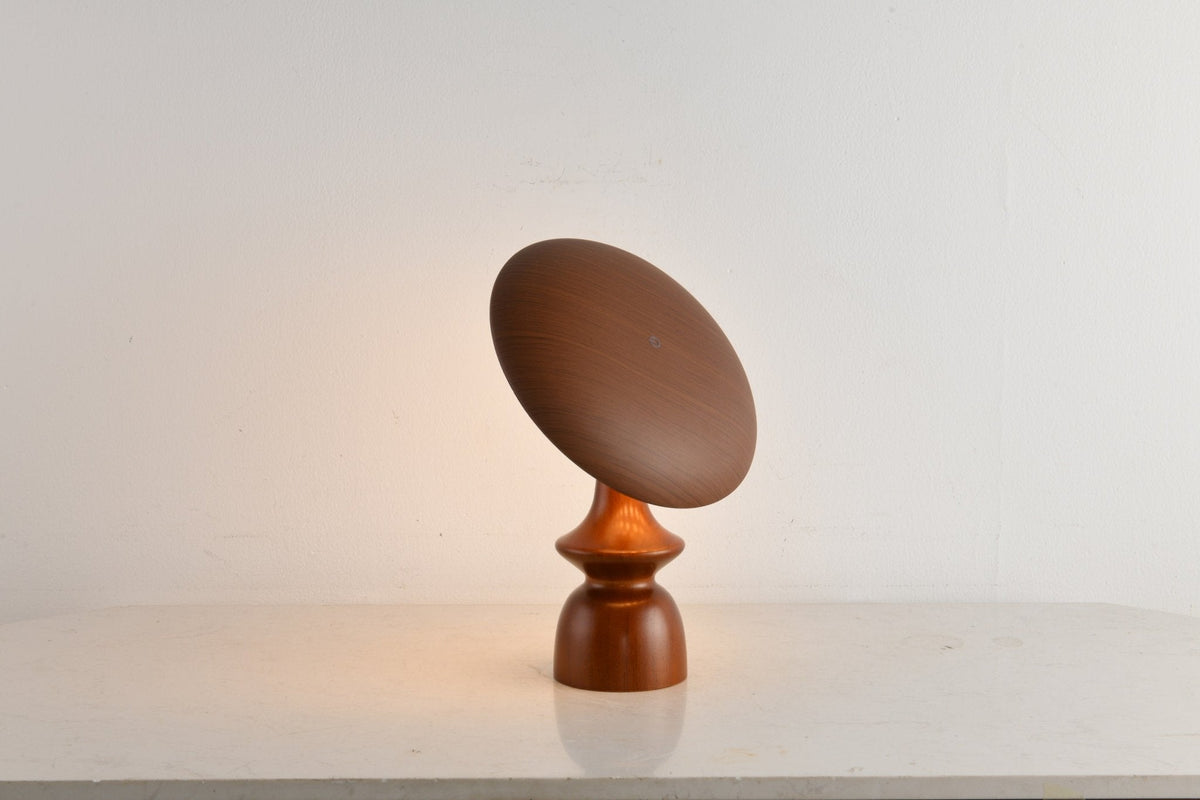 Mireli Sculptural Wooden Table Lamp with Integrated LED