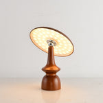Mireli Sculptural Wooden Table Lamp with Integrated LED