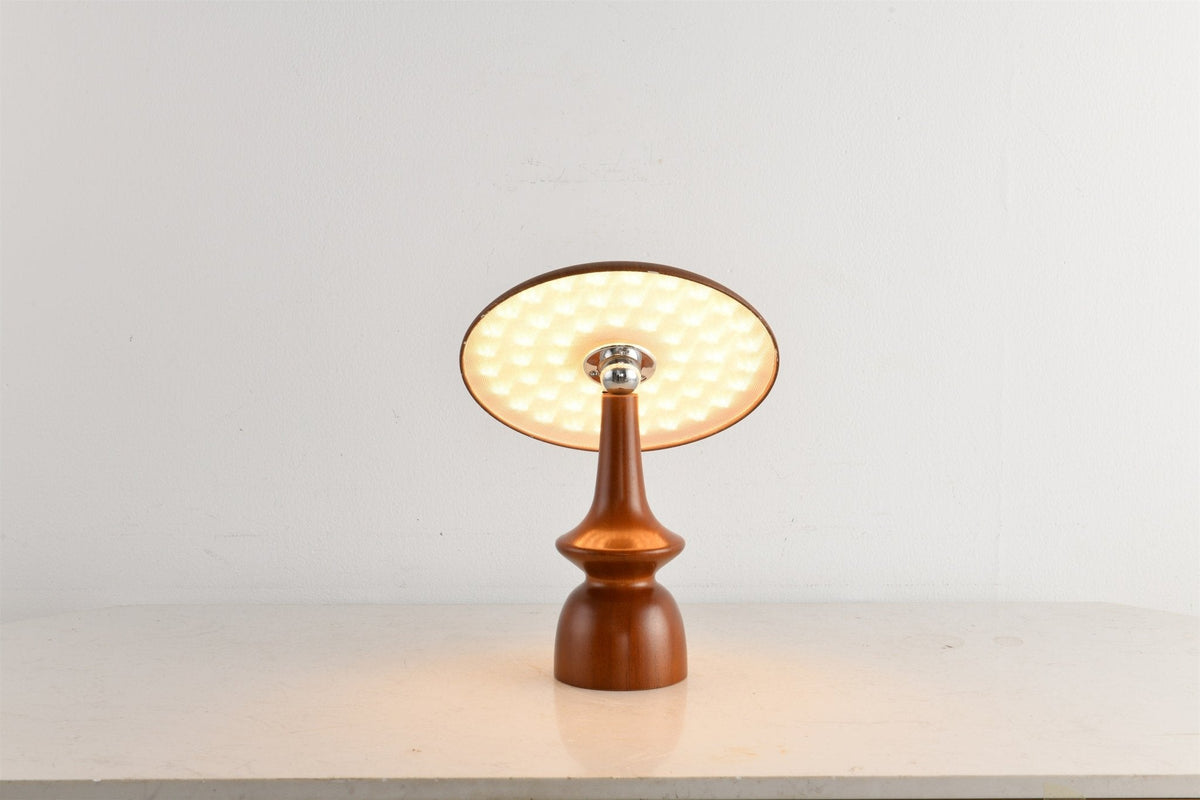 Mireli Sculptural Wooden Table Lamp with Integrated LED
