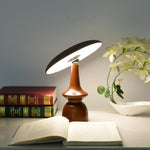 Mireli Sculptural Wooden Table Lamp with Integrated LED