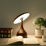 Mireli Sculptural Wooden Table Lamp with Integrated LED