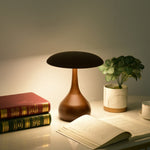 Mireli Sculptural Wooden Table Lamp with Integrated LED