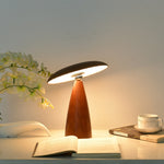 Mireli Sculptural Wooden Table Lamp with Integrated LED