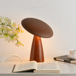 Mireli Sculptural Wooden Table Lamp with Integrated LED