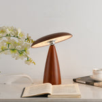 Mireli Sculptural Wooden Table Lamp with Integrated LED