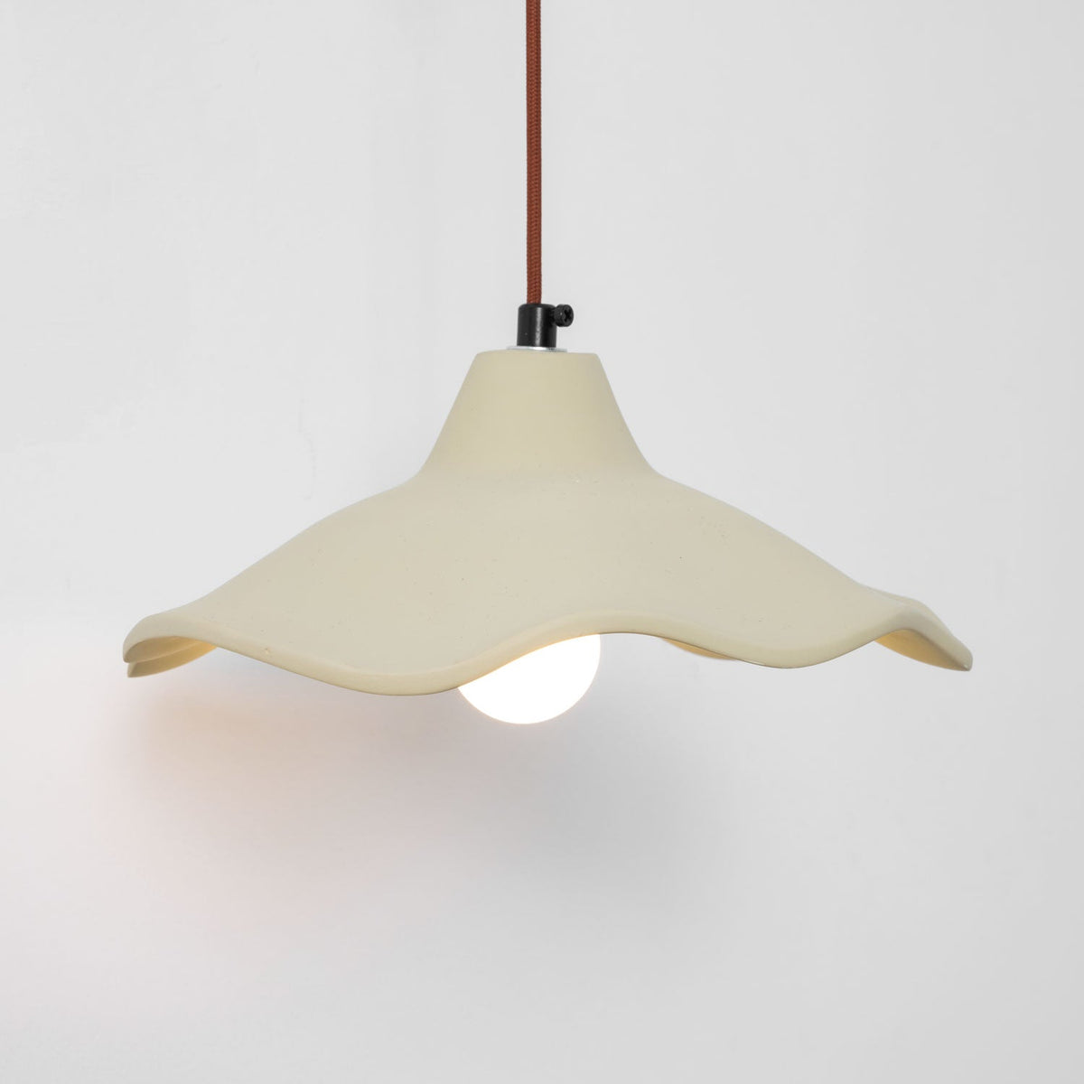 Mirella Wall Sconce – Handcrafted Microcement & Walnut Modern Wall Light