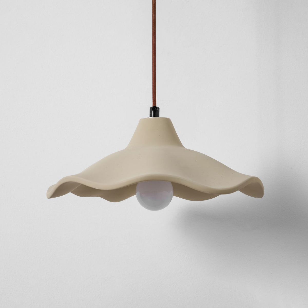 Mirella Wall Sconce – Handcrafted Microcement & Walnut Modern Wall Light