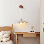 Mirella Wall Sconce – Handcrafted Microcement & Walnut Modern Wall Light