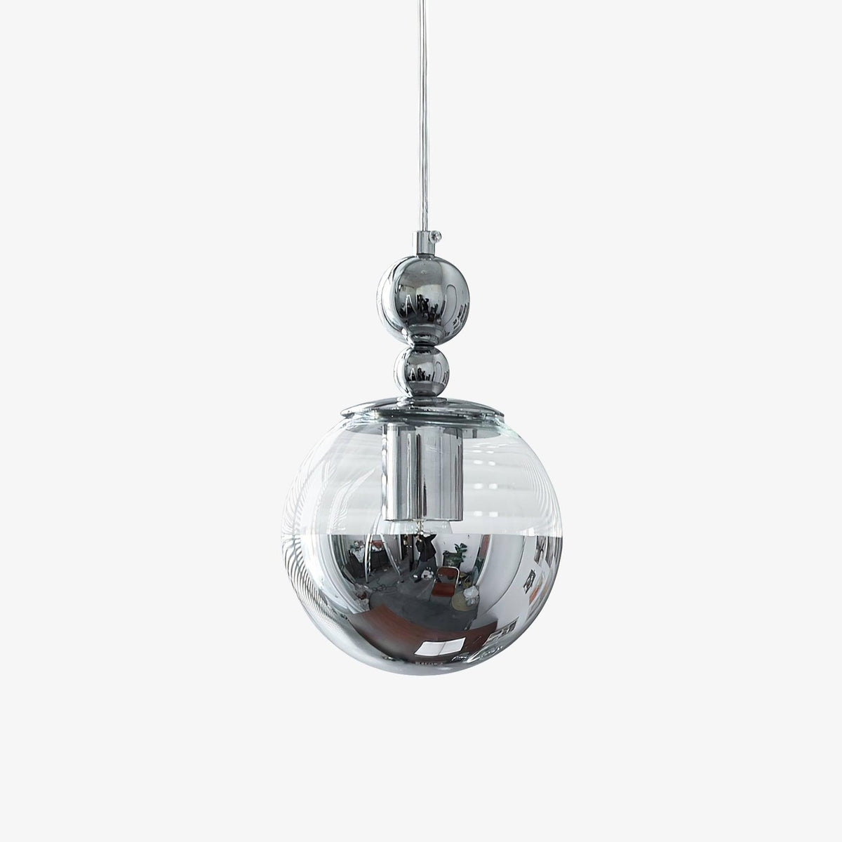 Mirrorball Chrome Glass Pendant Light for Modern Interiors
