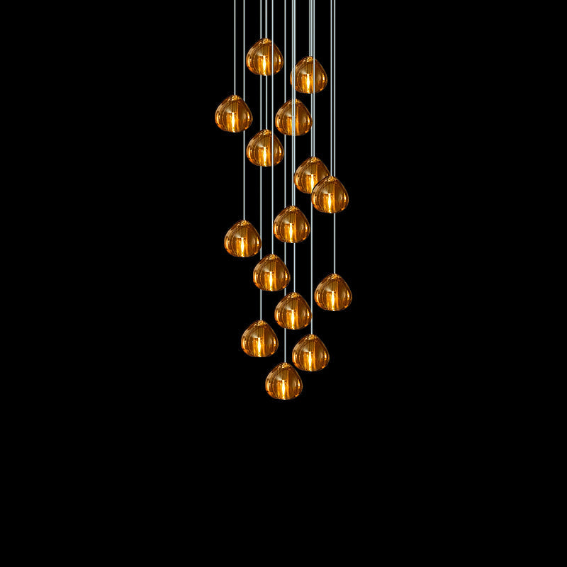 Cherry Crystal Pendant Light – Handcrafted Modern Chandelier