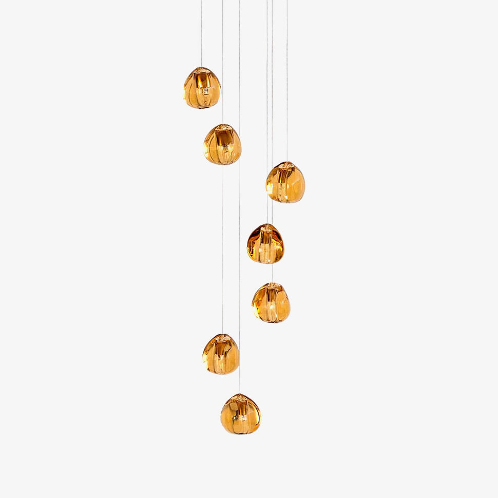 Cherry Crystal Pendant Light – Handcrafted Modern Chandelier