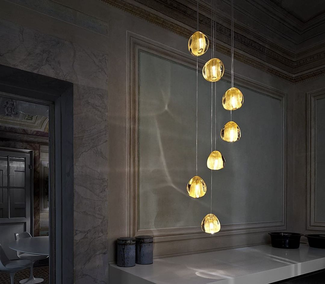 Cherry Crystal Pendant Light – Handcrafted Modern Chandelier