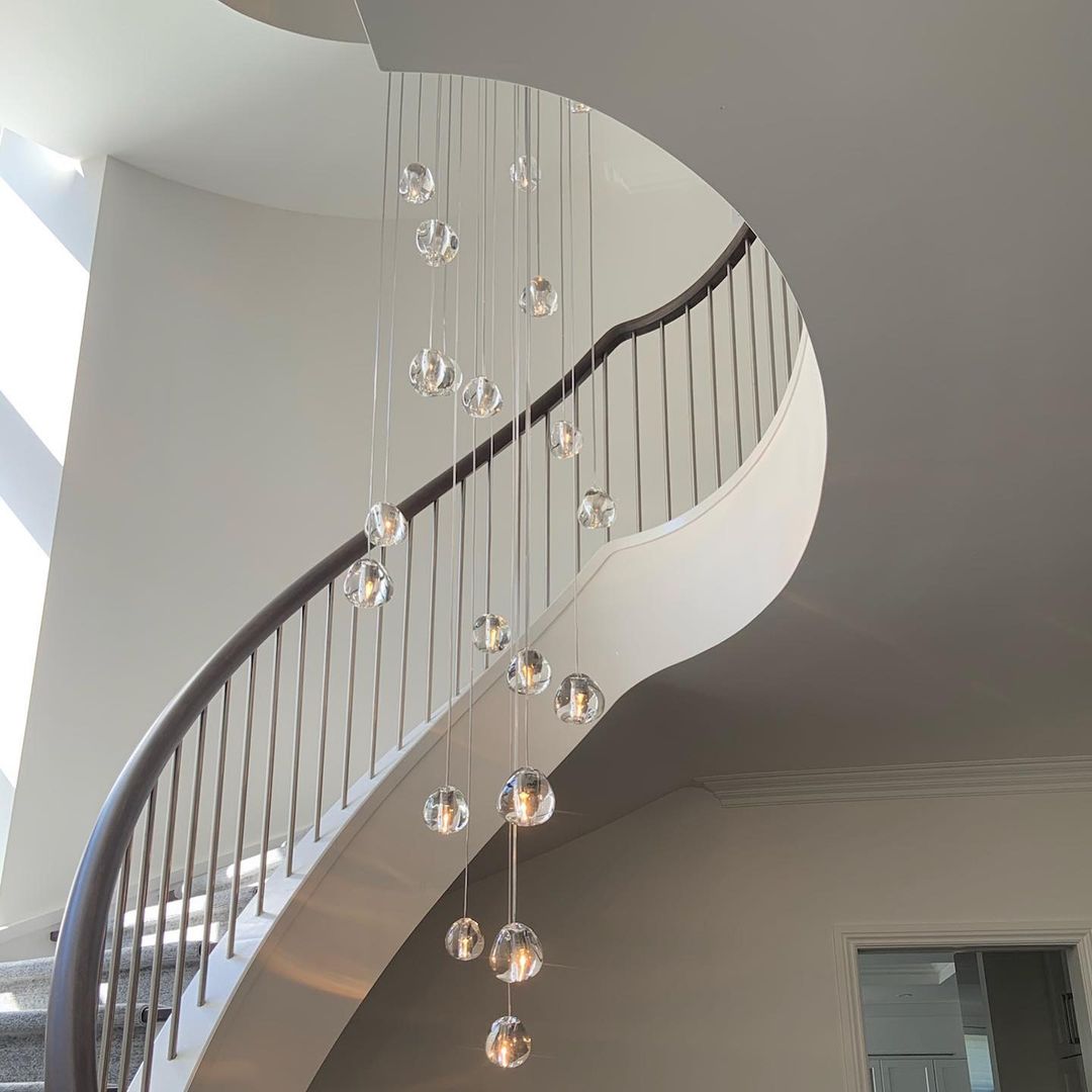 Cherry Crystal Pendant Light – Handcrafted Modern Chandelier