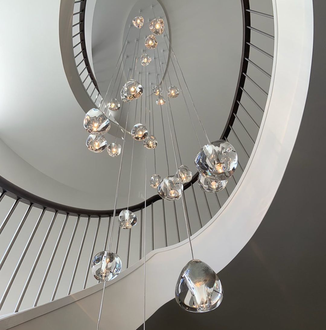 Cherry Crystal Pendant Light – Handcrafted Modern Chandelier