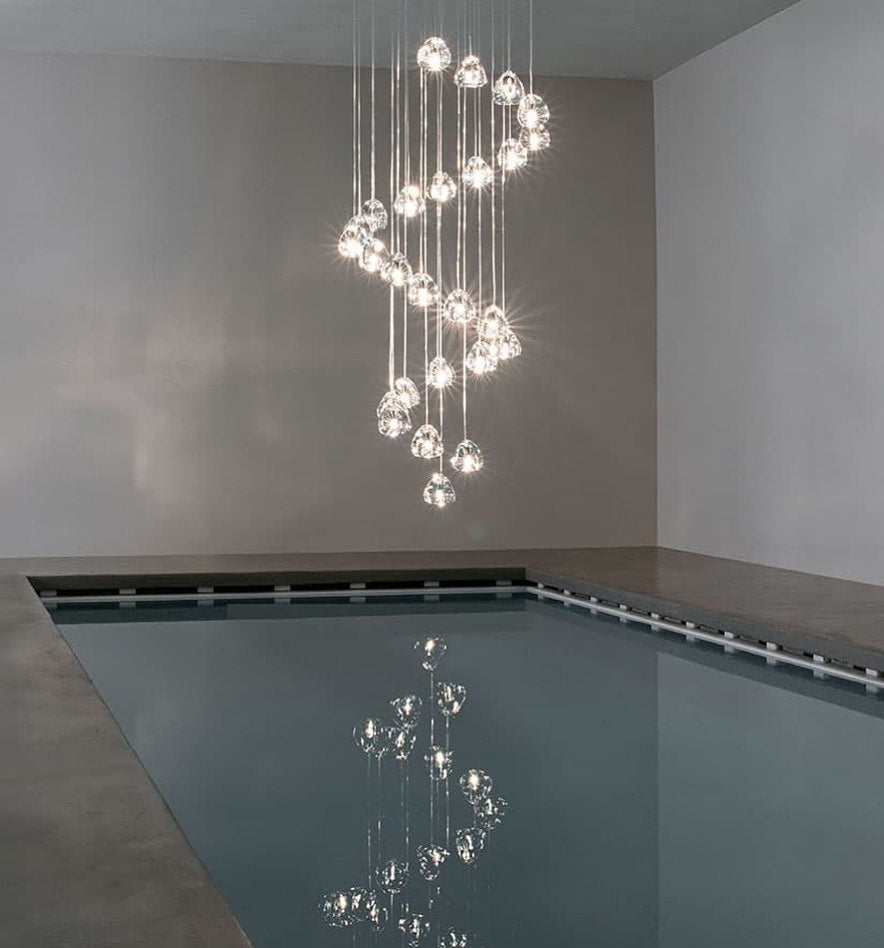 Cherry Crystal Pendant Light – Handcrafted Modern Chandelier