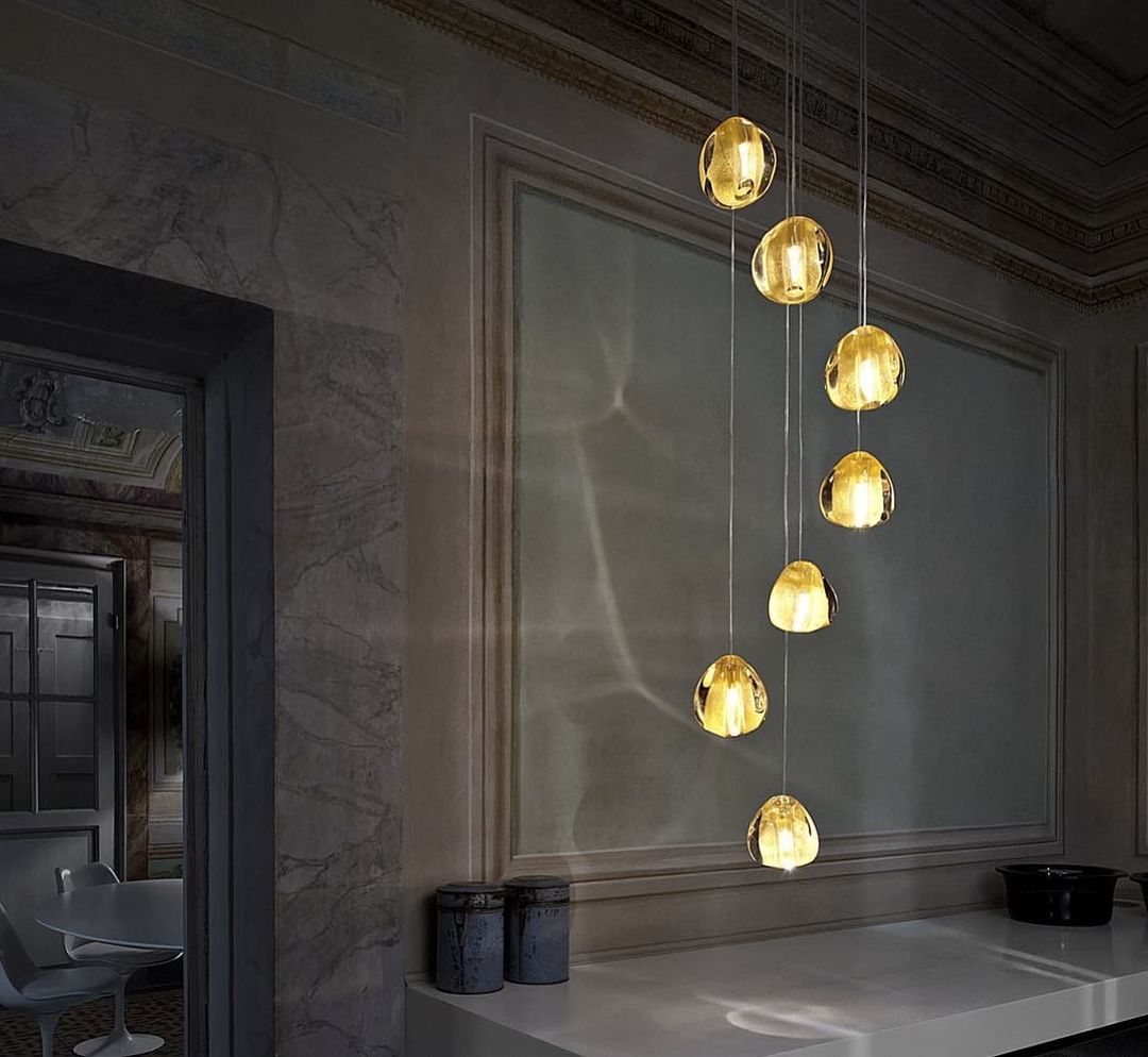 Cherry Crystal Pendant Light – Handcrafted Modern Chandelier