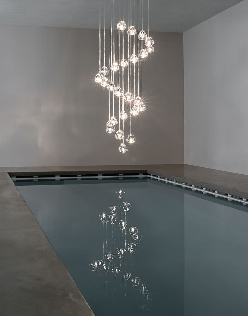 Cherry Crystal Pendant Light – Handcrafted Modern Chandelier