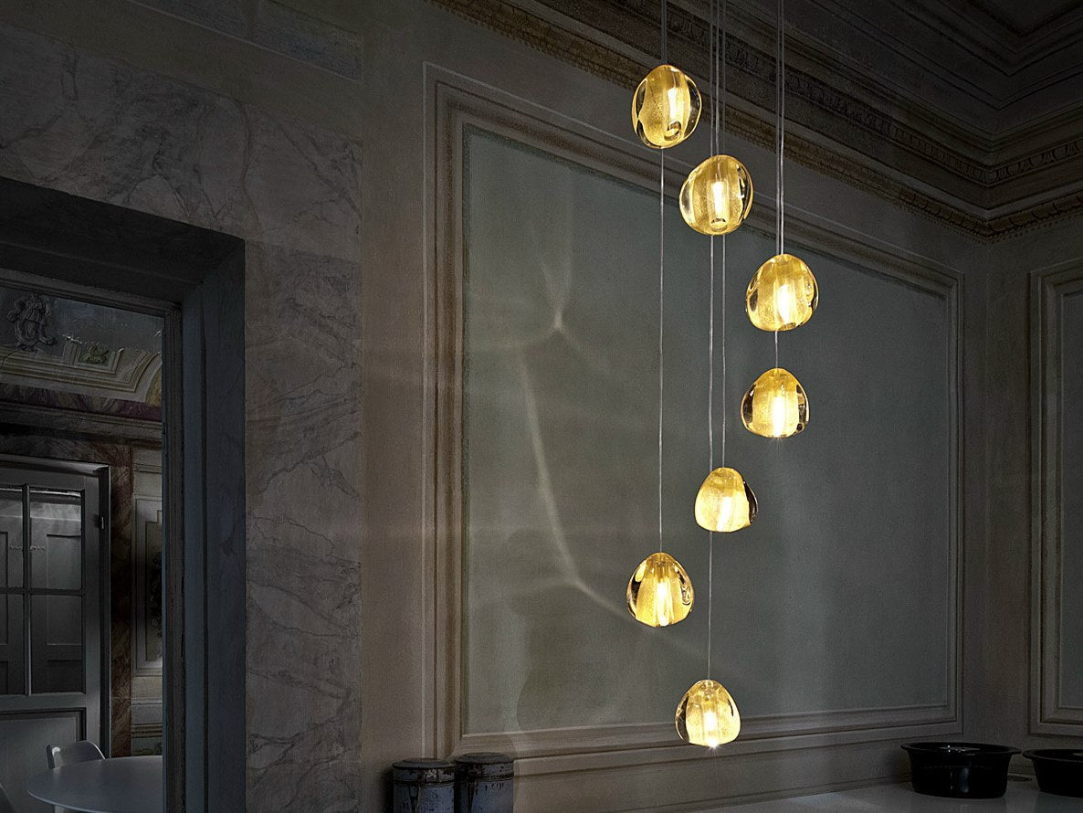 Cherry Crystal Pendant Light – Handcrafted Modern Chandelier