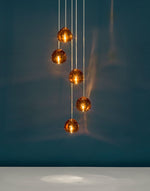 Cherry Crystal Pendant Light – Handcrafted Modern Chandelier