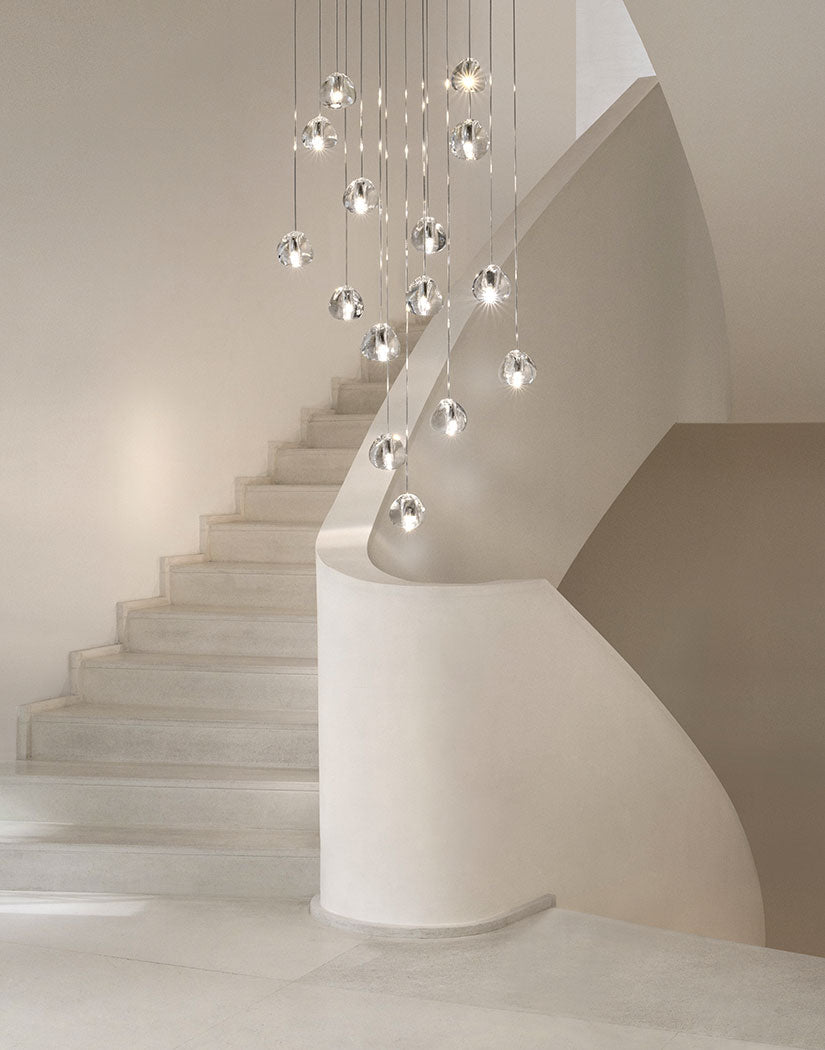 Cherry Crystal Pendant Light – Handcrafted Modern Chandelier