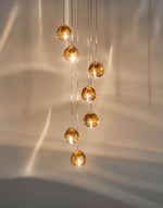 Cherry Crystal Pendant Light – Handcrafted Modern Chandelier
