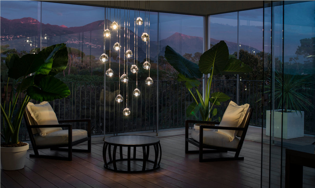 Cherry Crystal Pendant Light – Handcrafted Modern Chandelier
