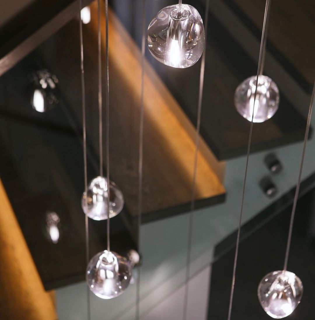 Cherry Crystal Pendant Light – Handcrafted Modern Chandelier