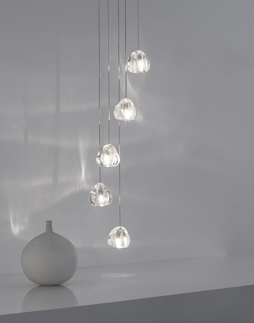 Cherry Crystal Pendant Light – Handcrafted Modern Chandelier