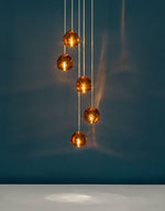 Cherry Crystal Pendant Light – Handcrafted Modern Chandelier
