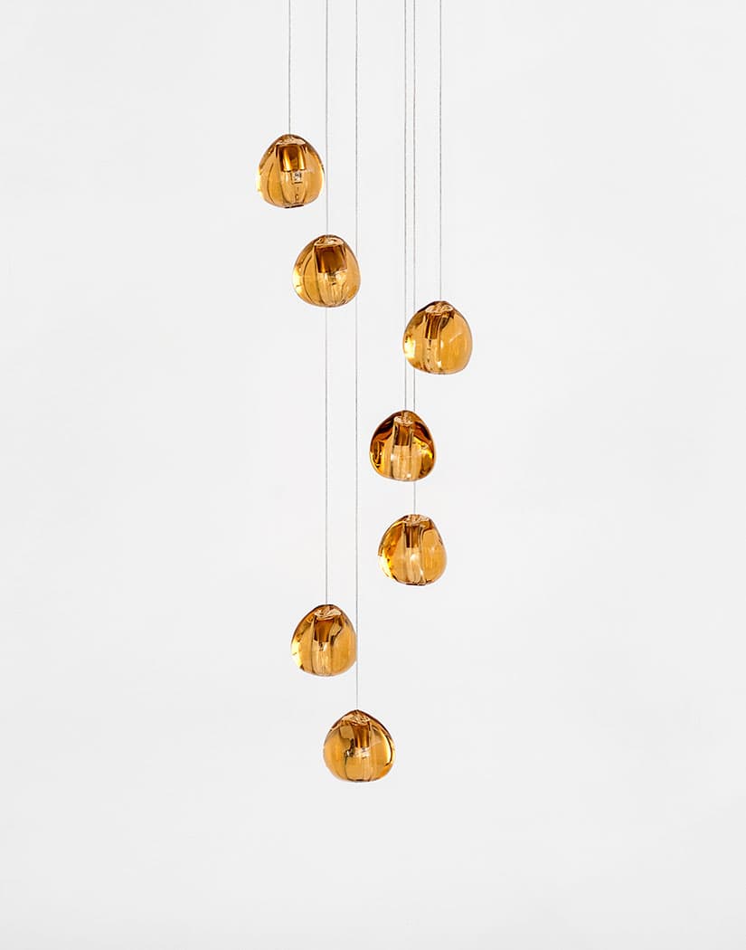 Cherry Crystal Pendant Light – Handcrafted Modern Chandelier