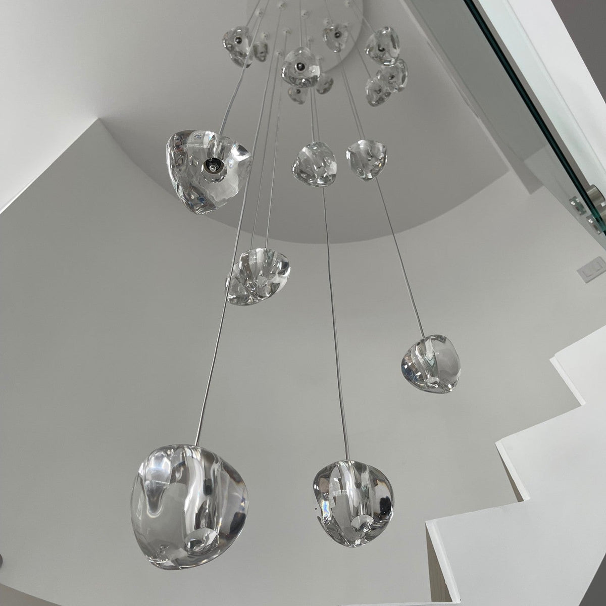 Cherry Crystal Pendant Light – Handcrafted Modern Chandelier