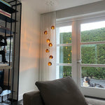 Cherry Crystal Pendant Light – Handcrafted Modern Chandelier