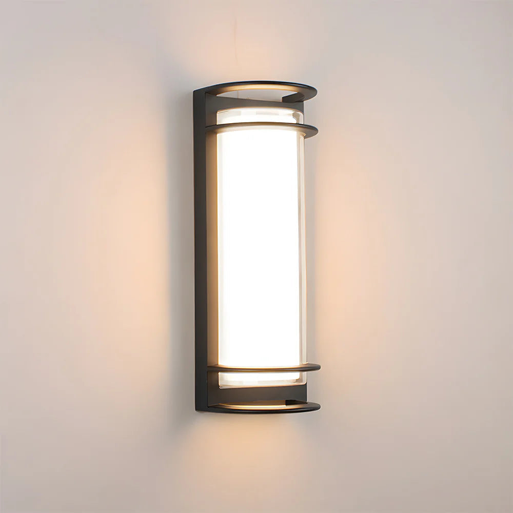 Modern Simple Semi Cylindrical Led Outdoor Wall Light