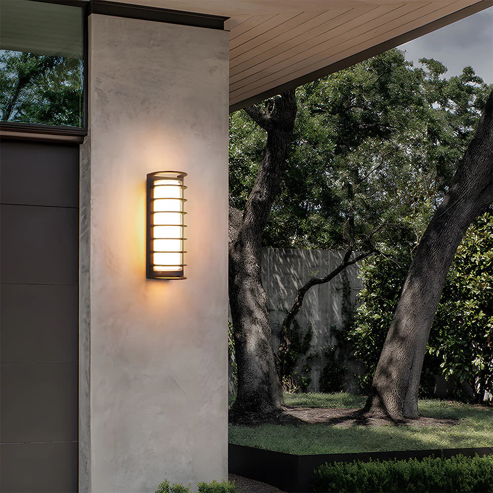 Modern Simple Semi Cylindrical Led Outdoor Wall Light