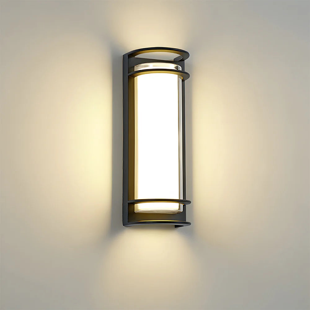 Modern Simple Semi Cylindrical Led Outdoor Wall Light
