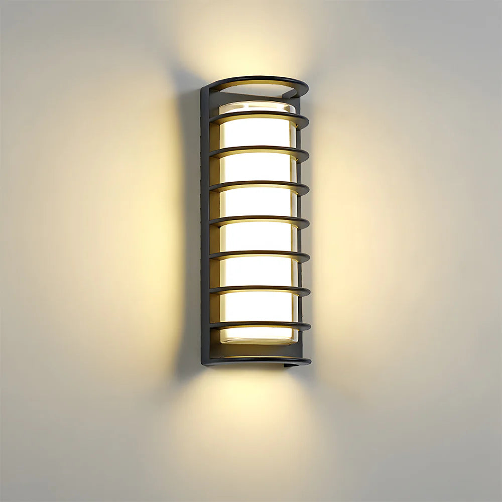 Modern Simple Semi Cylindrical Led Outdoor Wall Light
