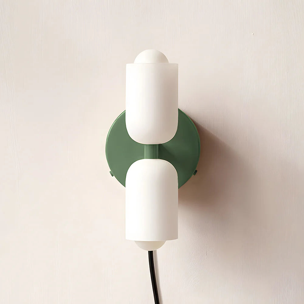 Creative Candle Shape Double Head Wall Lamp