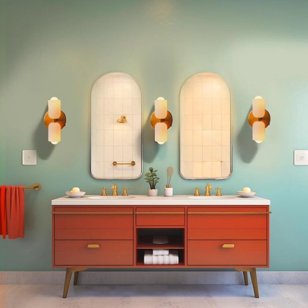Creative Candle Shape Double Head Wall Lamp