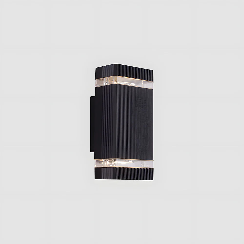 Modern Chic Up Down Outdoor Wall Light