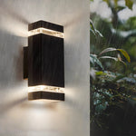 Modern Chic Up Down Outdoor Wall Light