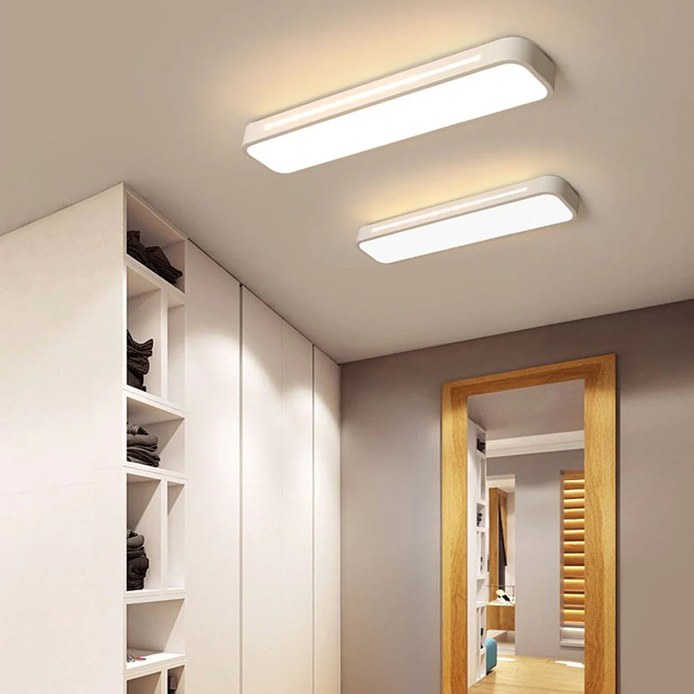 Sleek Nordic Long Led Ceiling Light